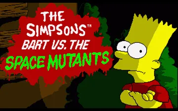 Simpsons, The - Bart vs. The Space Mutants_Disk2 screen shot title